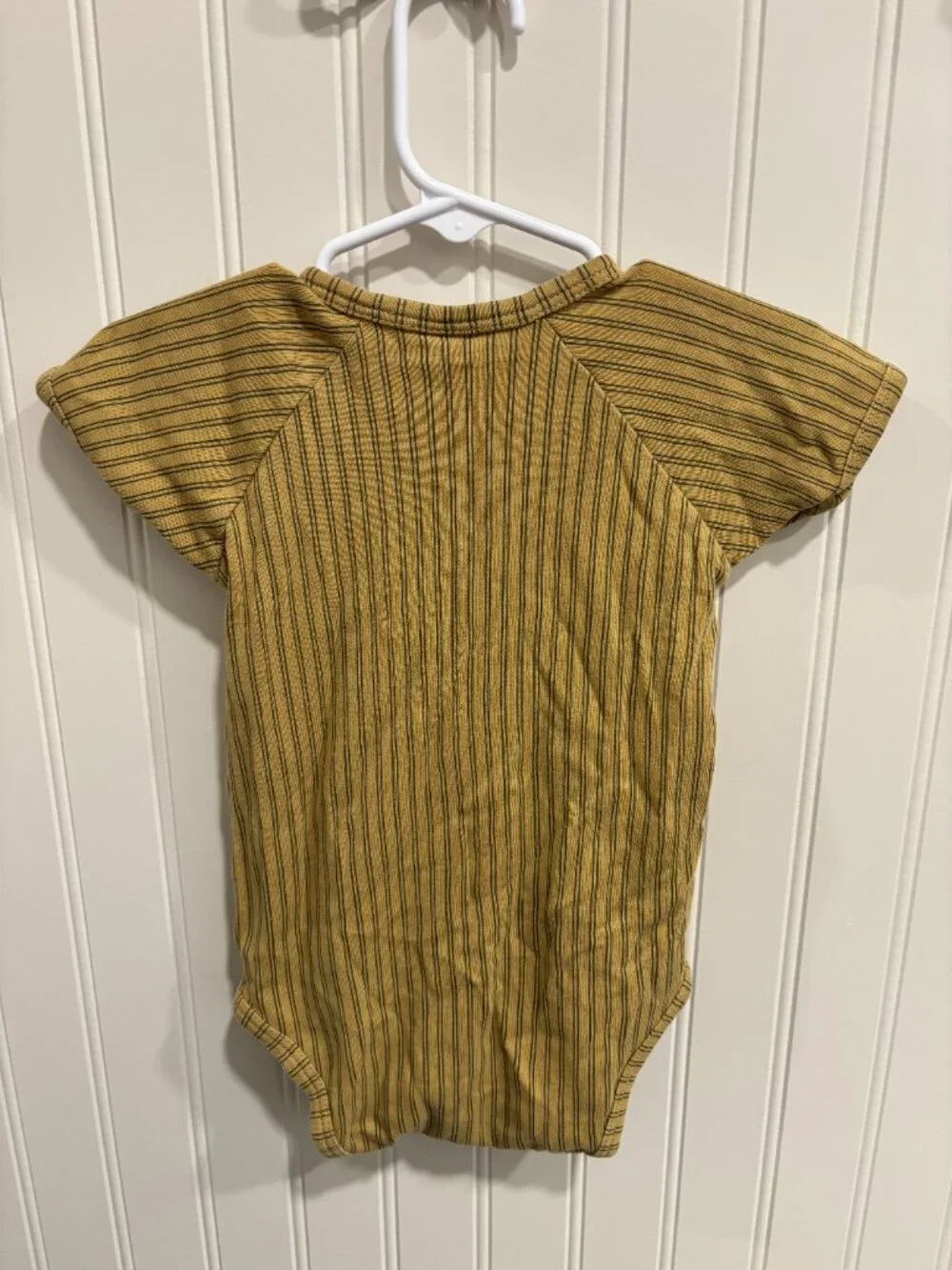 Kate Quinn 100% Cotton Mustard Yellow Kimono Bodysuit